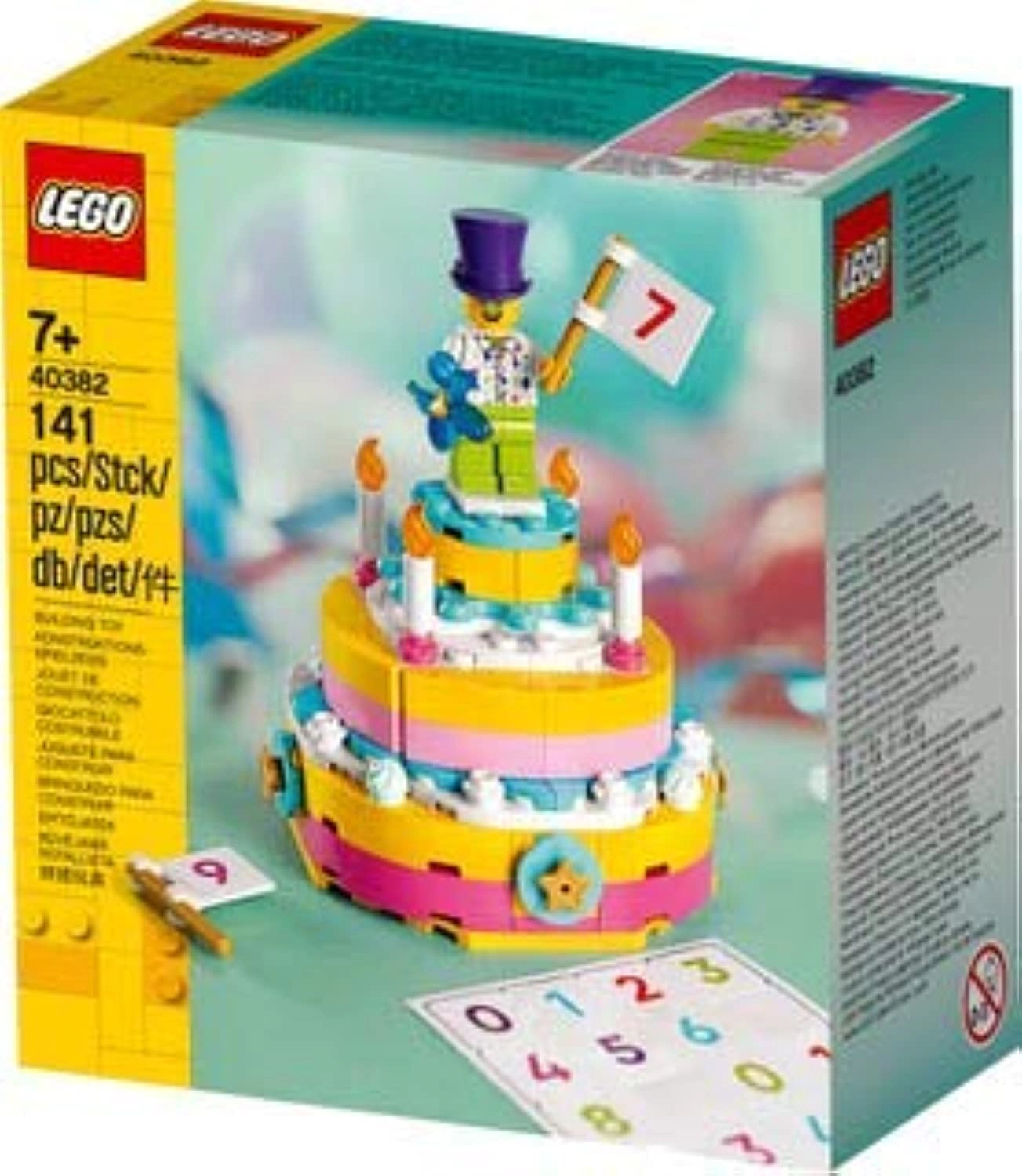 LEGO Birthday (40382) - Includes minifigure sticker sheet