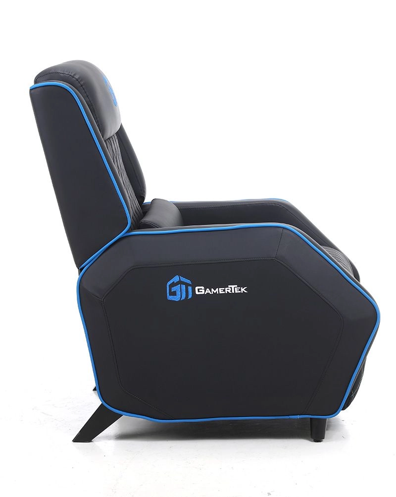 GT-ELITE - Black & Blue Diamond Shape PU Leather