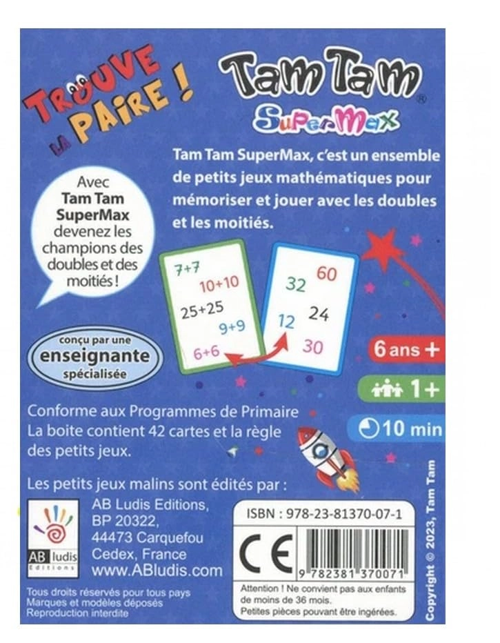 Tam Tam Safari - CP Lv 2 + Multimax Multiplication Tables - Lv 2 + Decaps (French)