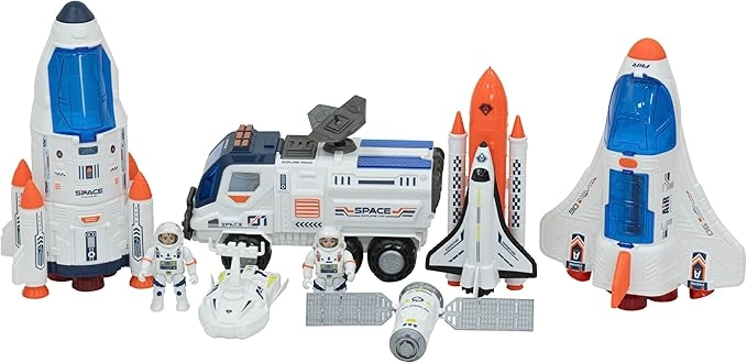 MOON Ultimate Rocket Ship Space Set - 8Pcs