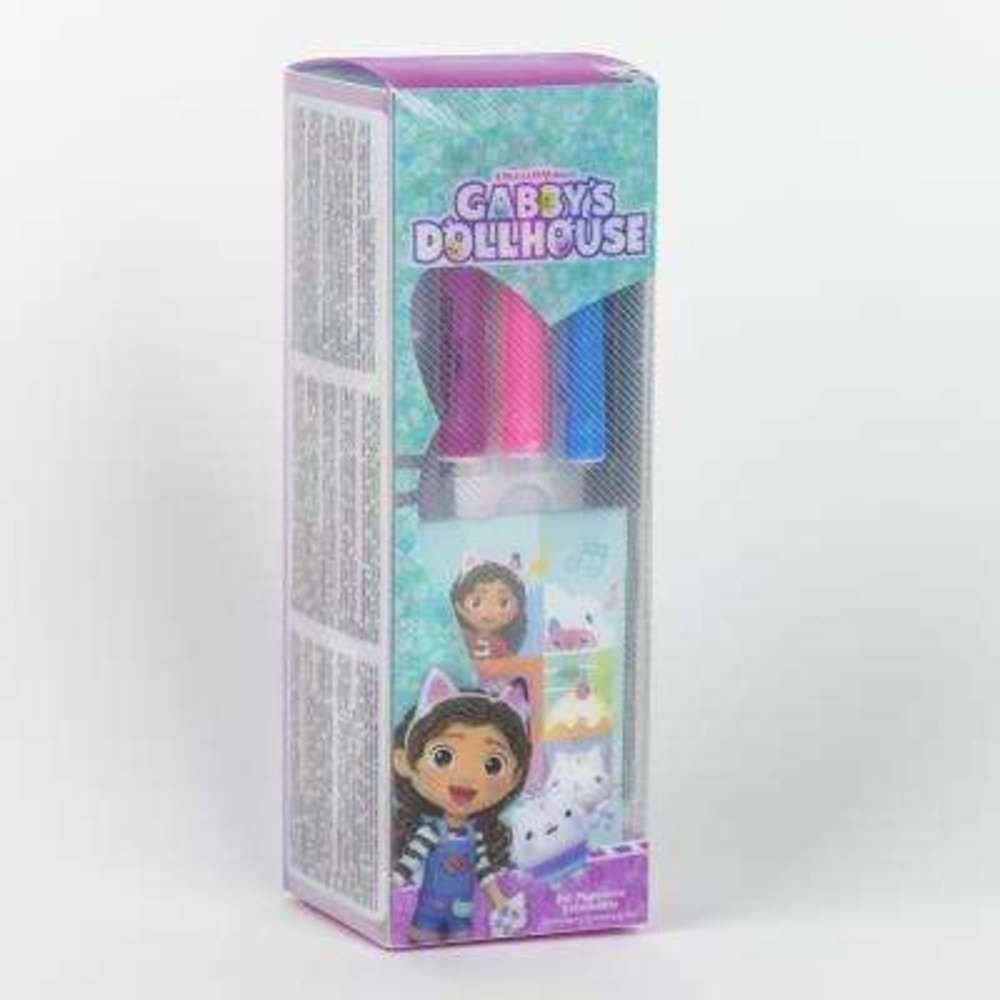 Trolley Colorable Stationery Set - 3 colored markers 3 colored pencils