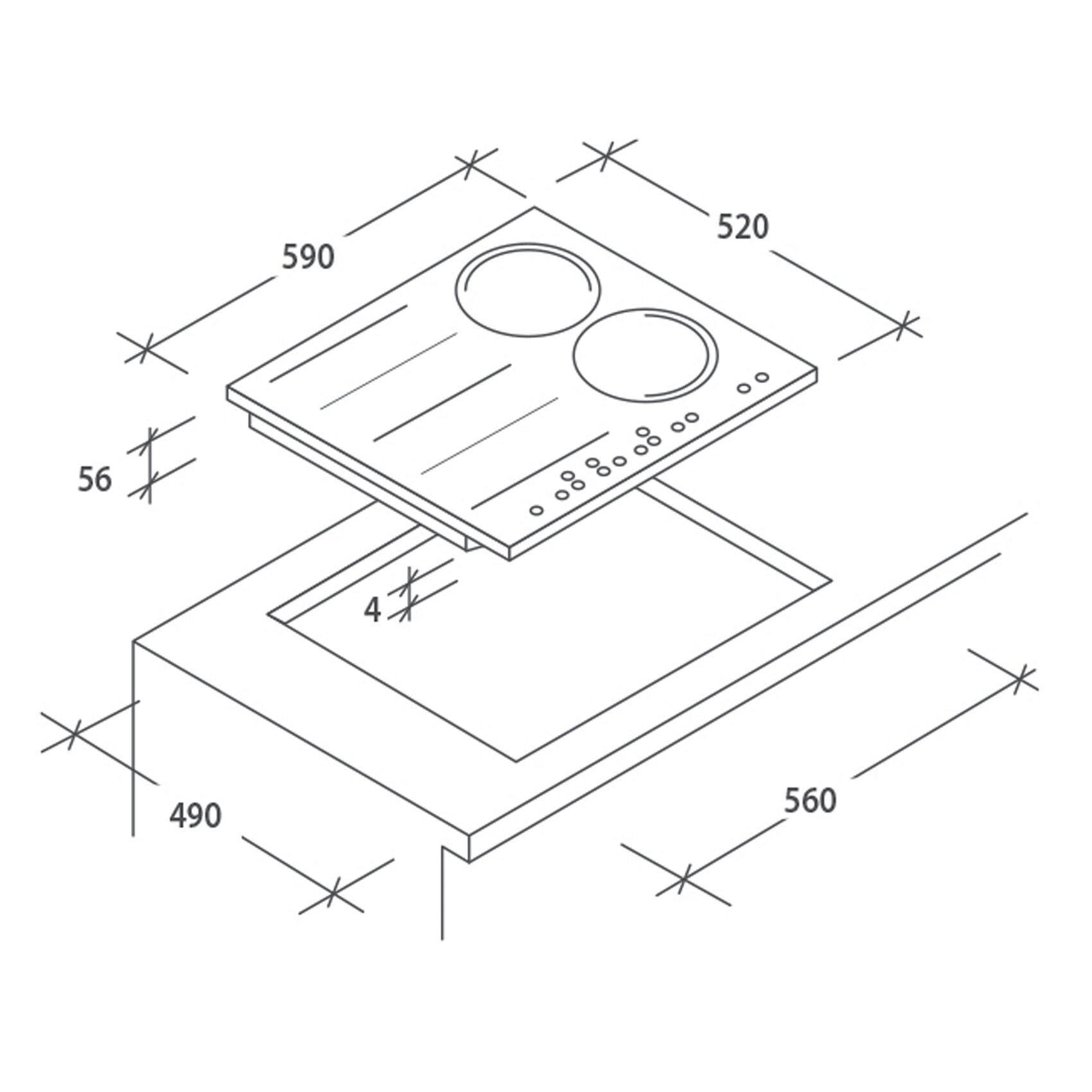 CFIB636DV - Induction hob
