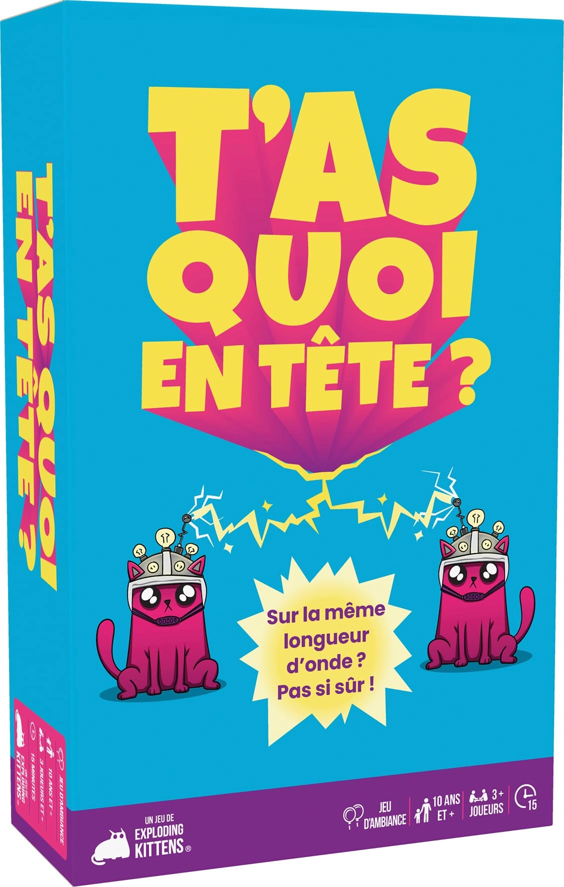 Exploding Kittens T'AS Quoi en TÊTE ? (French)