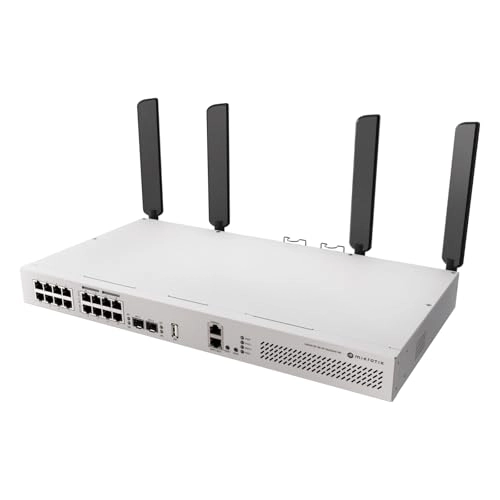 CRS418-8P-8G-2S+5axQ2axQ-RM - 10000 Mbps 802.11ax + CRS304-4XG-IN