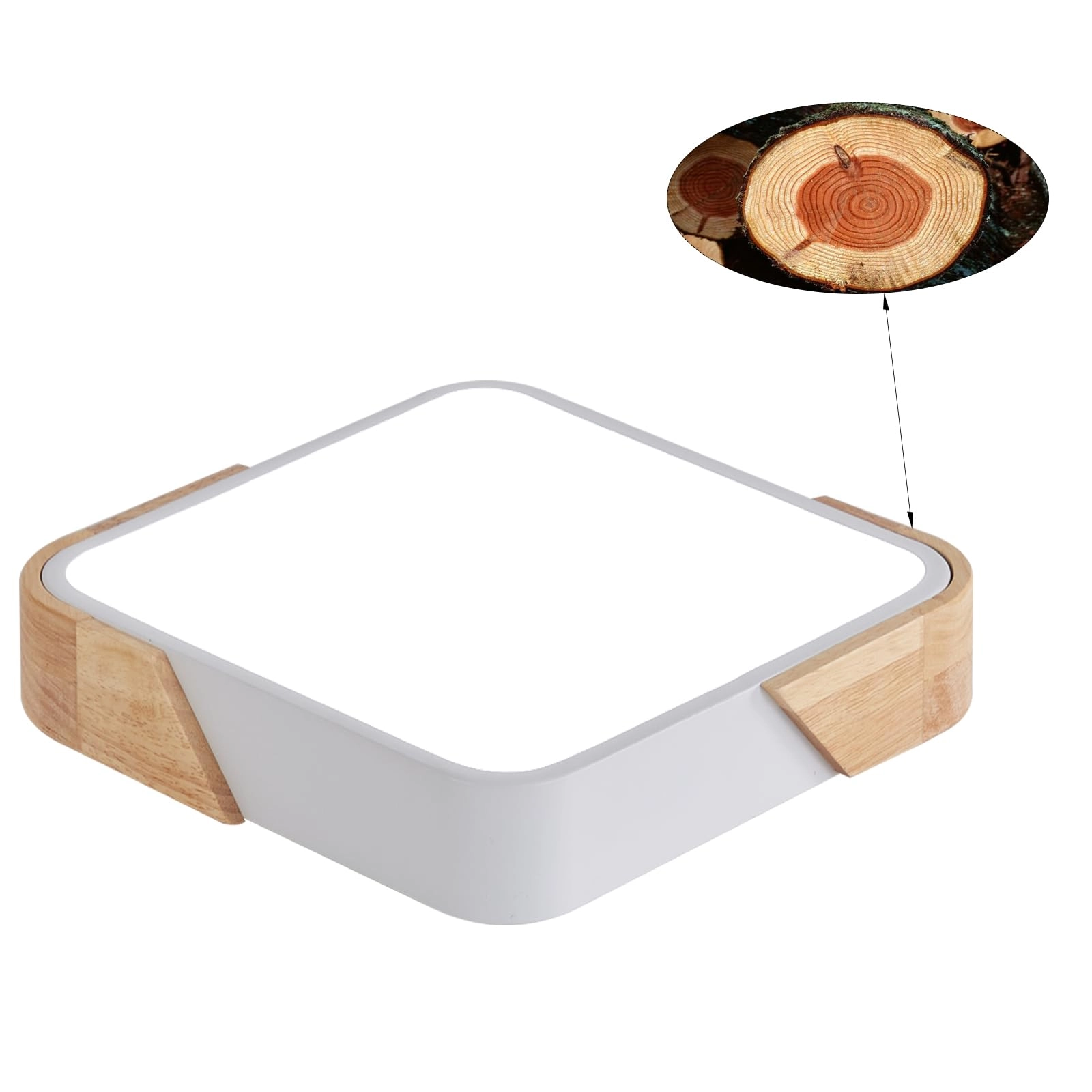Flush Ceiling Light - 6000K 4000K 3000K Dimmable