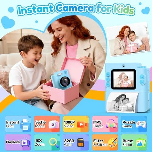 X8D - 1080P Instant Print 32GB