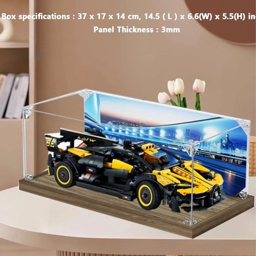 Acrylic Display Box for LEGO 42151 Racing Models - 3mm thickness