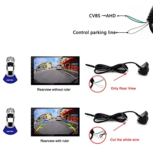 For Nissan X-trail Qashqai Tiida Teana Sylphy Sentra Pathfinder Vehicle - Top Starlight Night Vision Wire 720P
