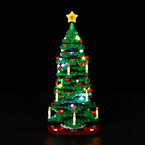LED Light Kit - Compatible with Lego 40573 Christmas Tree Battery Powered