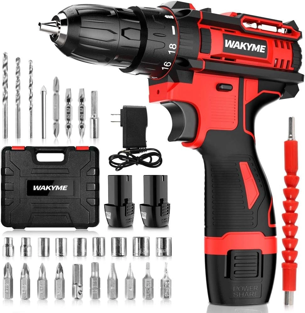 WAKYME Cordless Drill Driver - 1500mAh