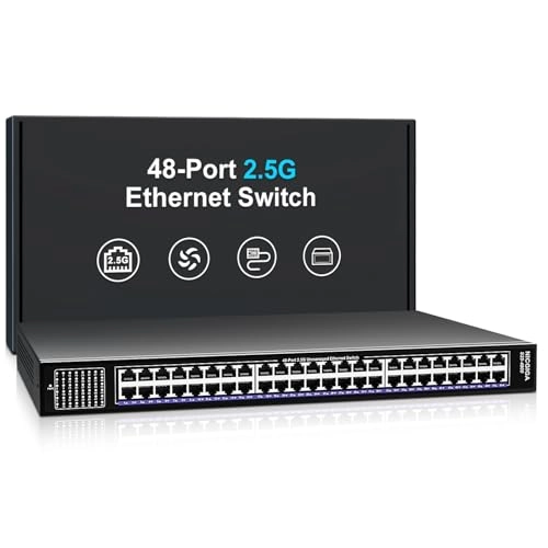 48x 2.5G RJ45 - 48-ports