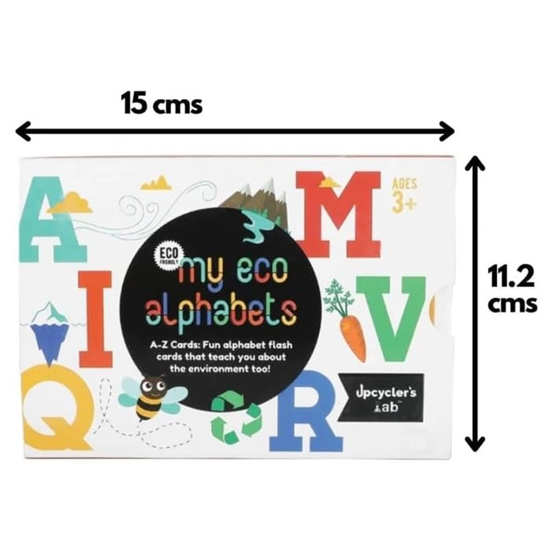Eco Alphabets Letter Recognition Card Game - 3 years & above