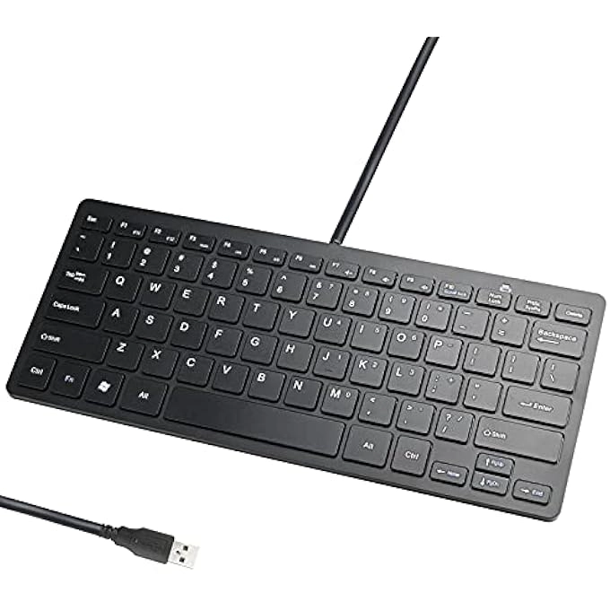 MINI USB SLIM 78 KEY - QWERTY Wired