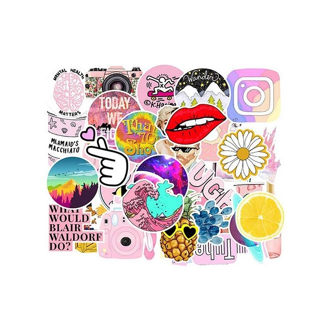 Cute Sticker Book Waterproof 103 pcs