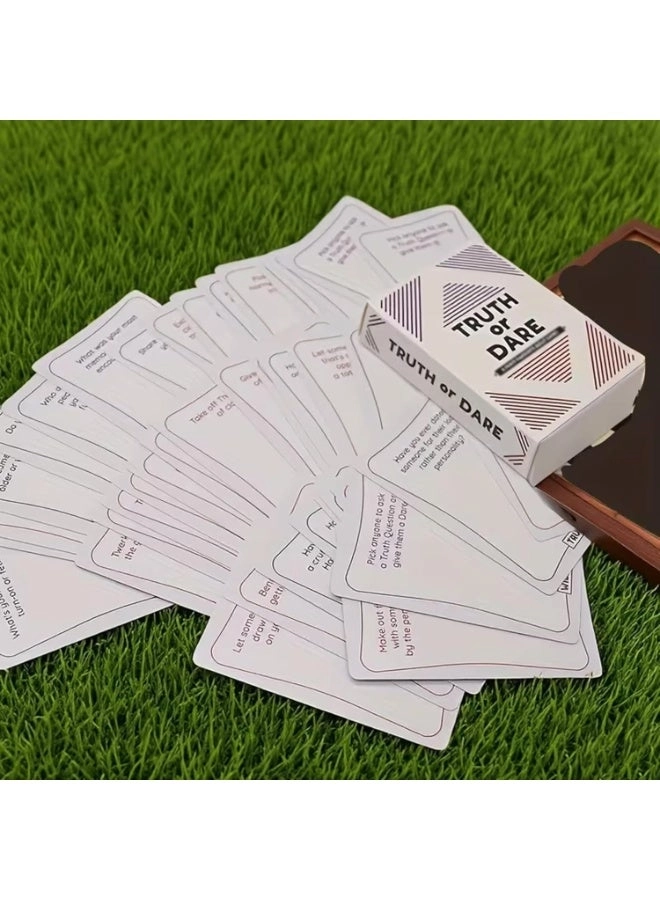 Truth or Dare - Card Game 50 Cards Spiral Bound