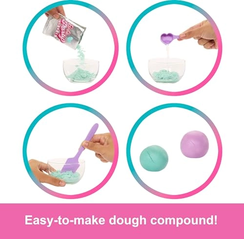 Party Unboxed Reveal - Brunette blue hair streaks