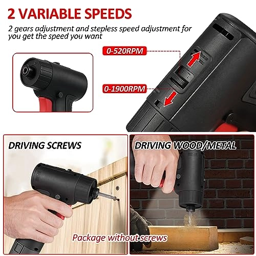 Brushless Lithium Electric Drill Hand Screwdriver - 1.5Ah