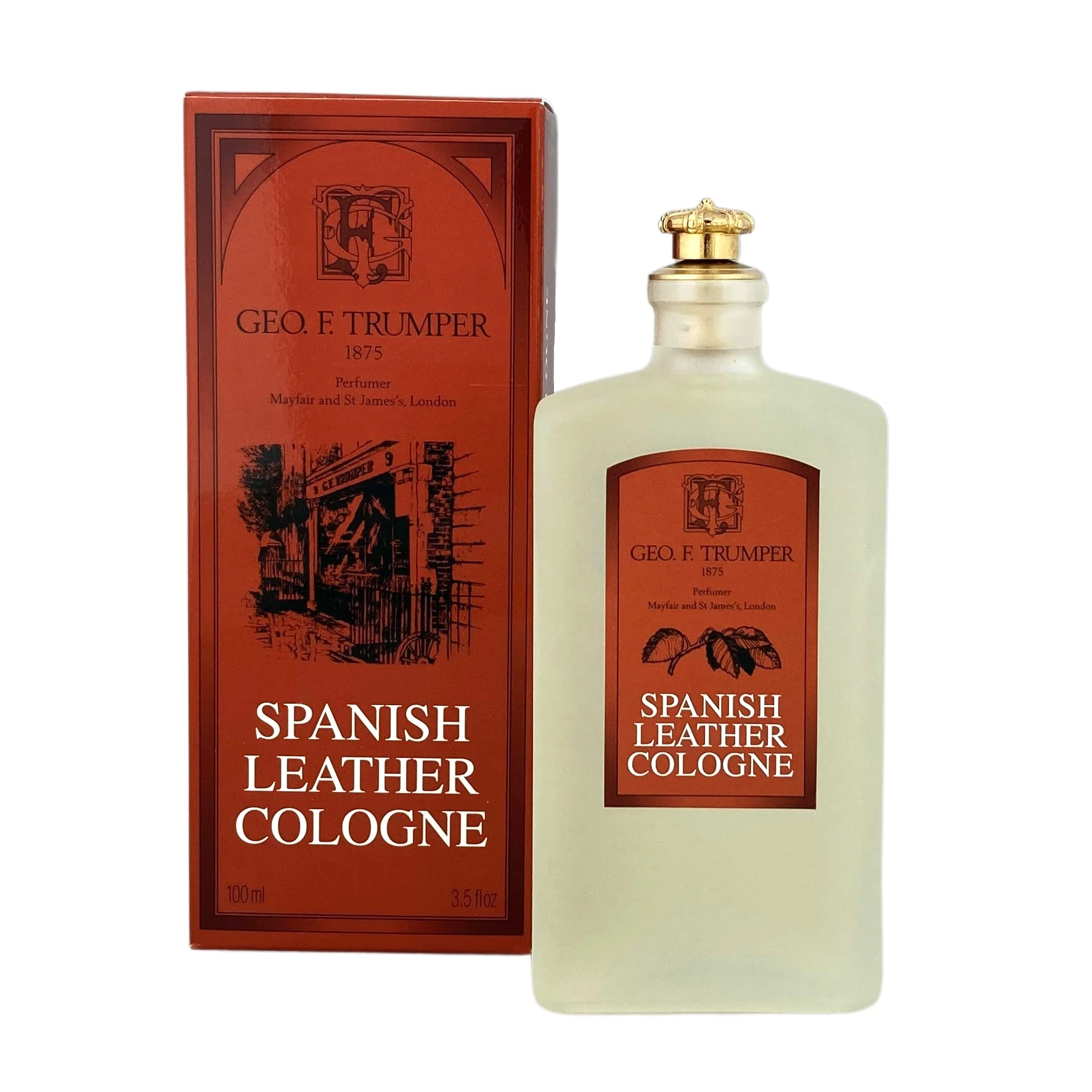 Geo F. Trumper Spanish Leather Eau de Cologne - 100 Milliliters