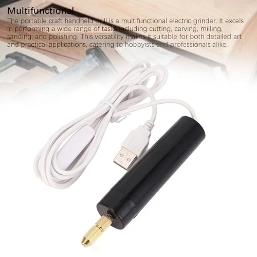 Mini Electric Hand Drill - 11000 RPM 18W USB