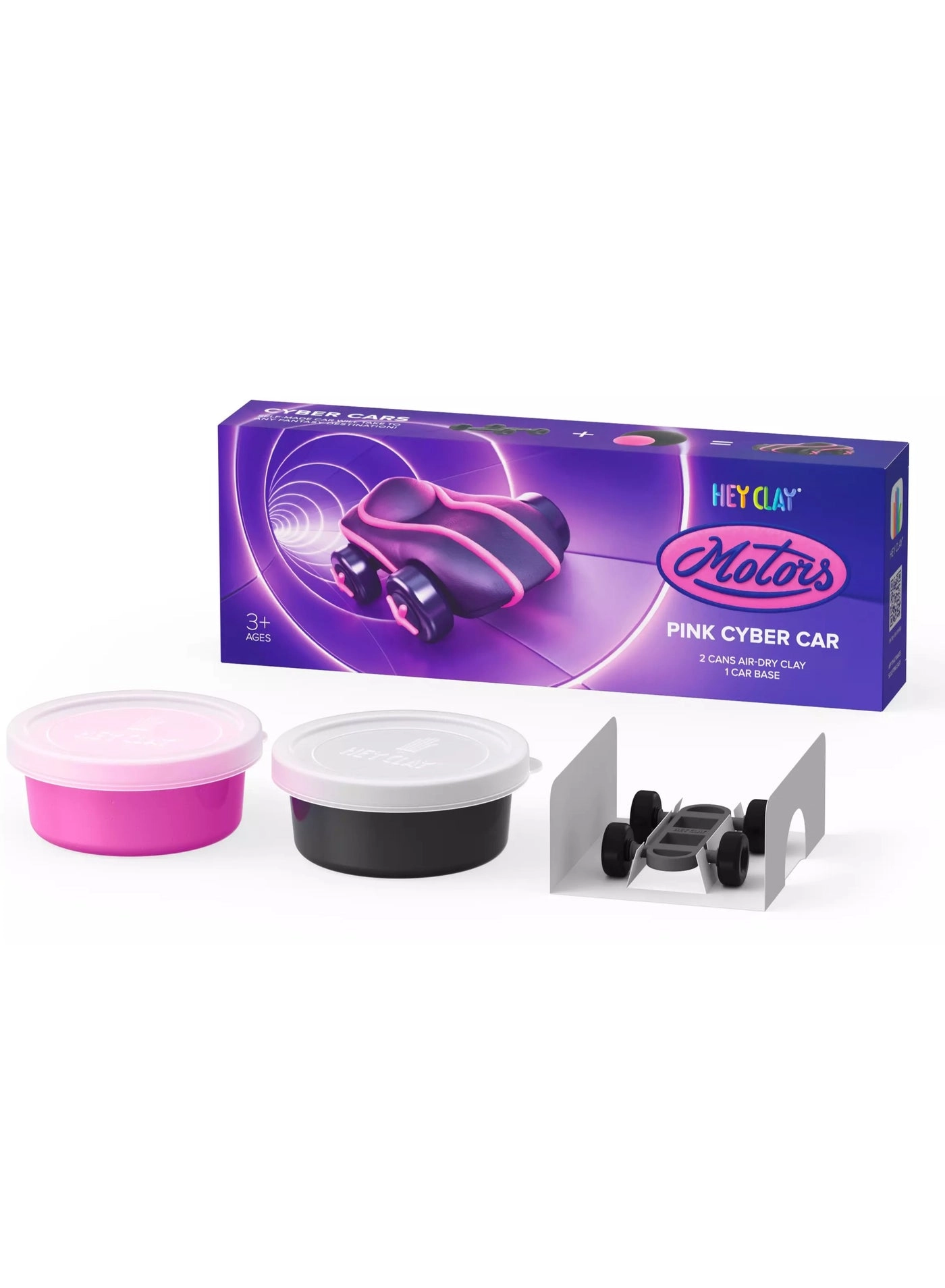 Cyber Cars PINK CYBER CAR Modelling Air-Dry Clay - 3+ years