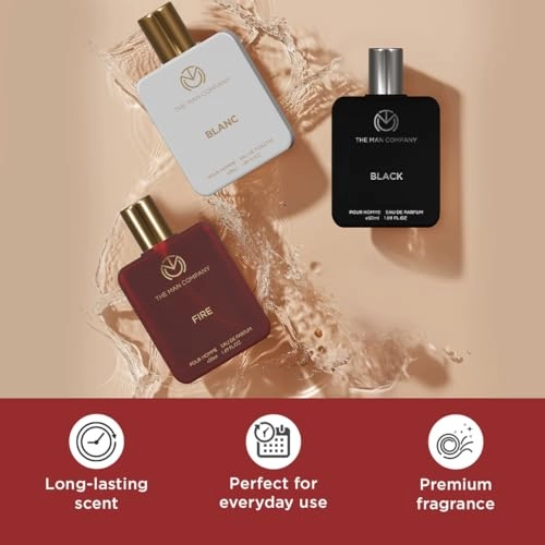 Fire - Eau de Toilette 50ml + Blanc - Eau de Toilette 50ml + Black - Eau de Toilette 50ml