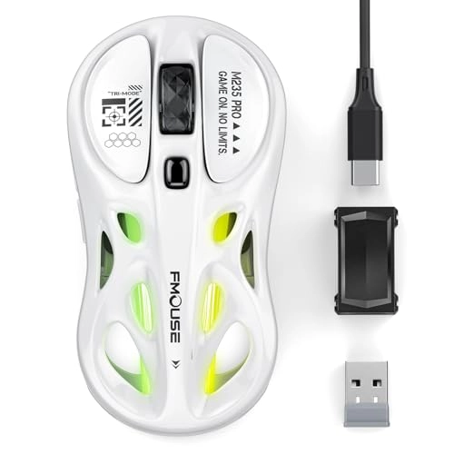 Tri-Mode Wireless Mouse - 2.4GHz USB / Dual Bluetooth / Wired