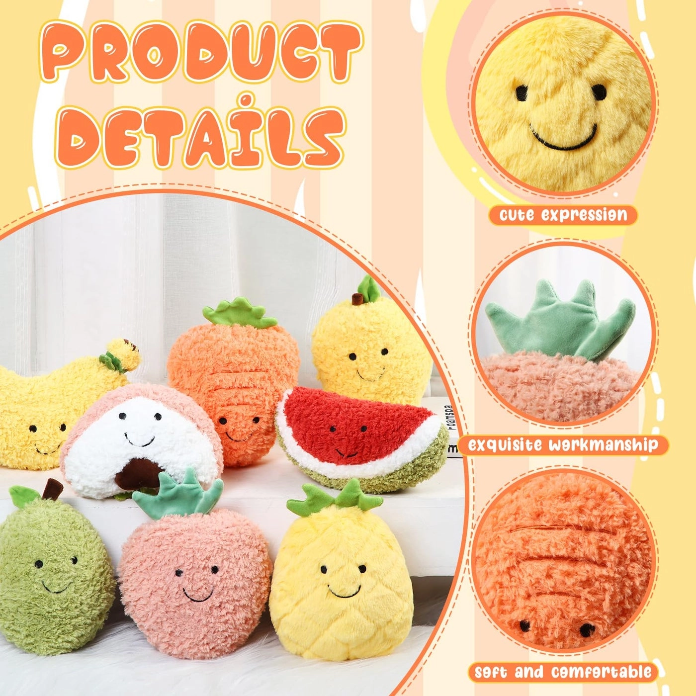 Fruit Plush - 20 cm - Assorted Styles