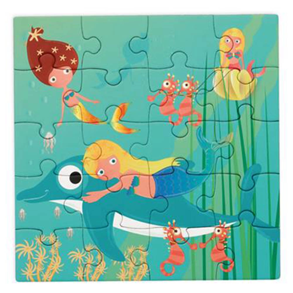 Mermaids Magnetic Puzzle Book To Go - 3 + 20 Pieces