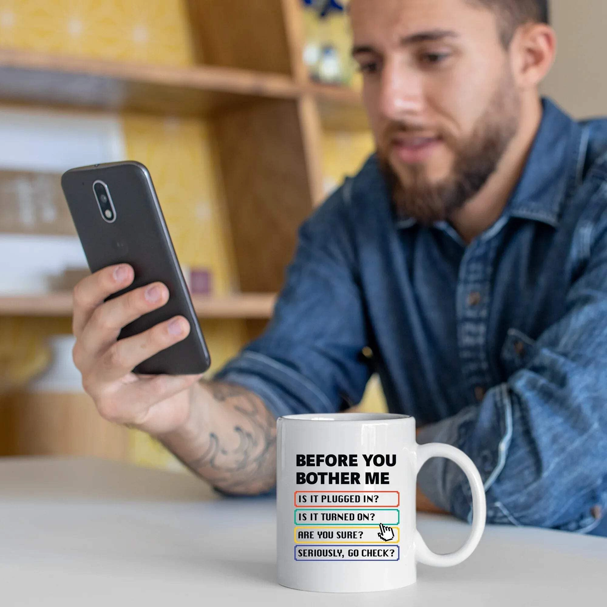 Before You Bother Me Mug - 1 pcs