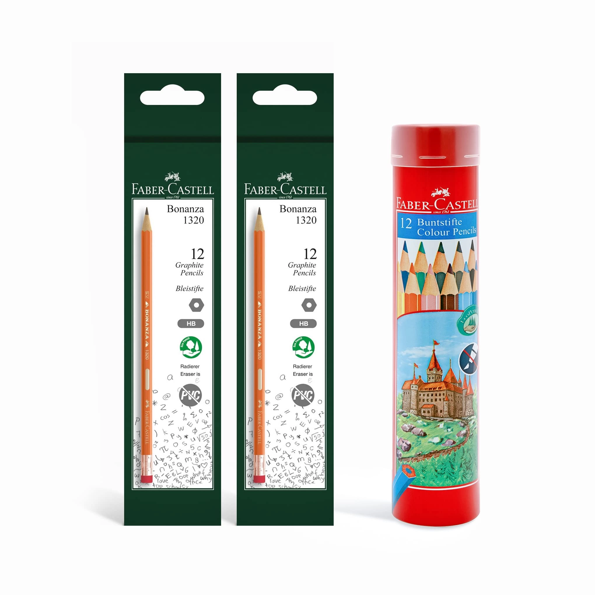 Classic Coloured Pencils - 12 Pcs