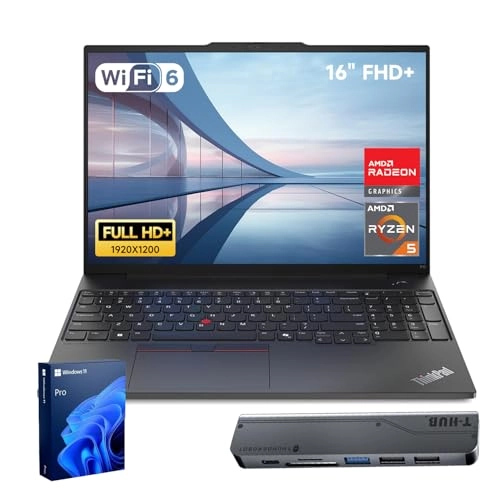 ThinkPad E16 - 16'' Ryzen 5 7535U 32GB DDR5 1TB SSD + USB-C 100W Docking Station