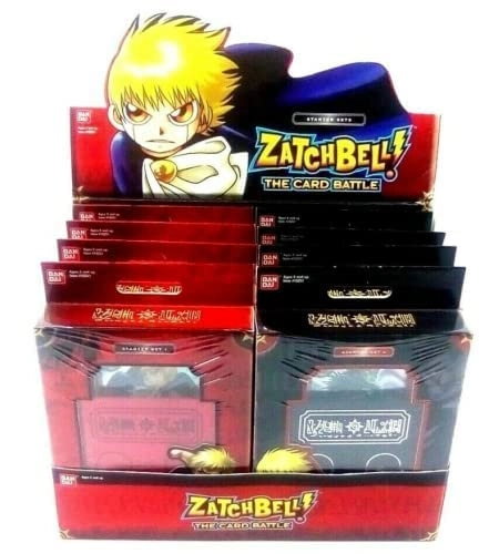 BANDAI NAMCO Entertainment Zatch Bell The Card Battle Starter Set 1 - 4pcs + Zatch Bell The Card Battle Starter Set 2 - 4pcs