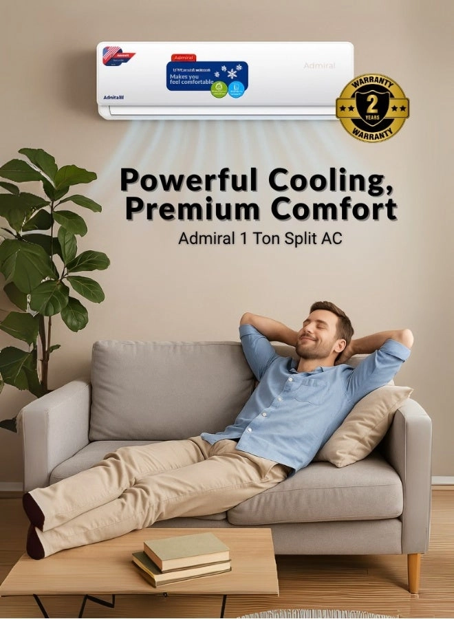 Admiral Sportswear AD12KT1HC - 1 Ton 12,000 BTU Heat & Cool