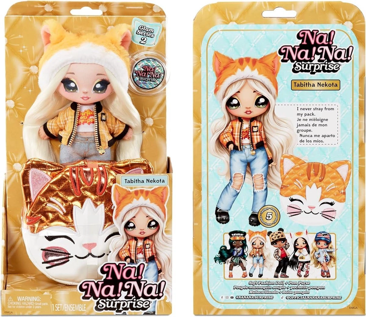 MGA Entertainment Mallory Duckington 2-in-1 Fashion Doll and Purse - Glam Series 2