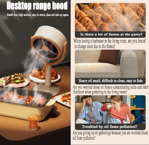 Desktop Range Hood - Mini Portable High Wind