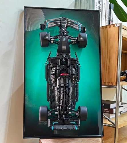 Wall Display Board for LEGO Technic Mercedes AMG F1 W14 E 42171 - aluminium alloy frame