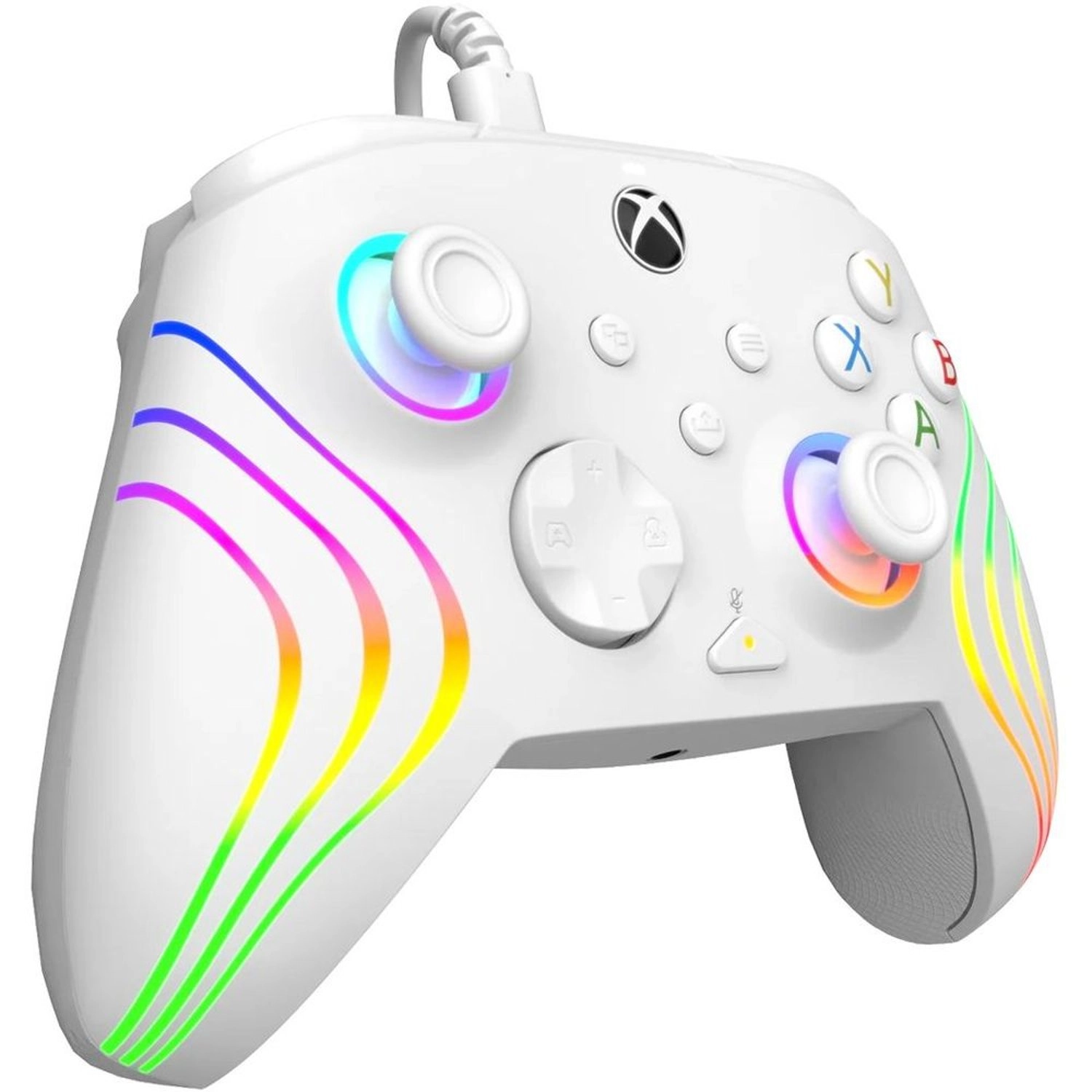 Xbox Series X/S, Xbox One & Windows 10/11 PC Afterglow Wave Controller White