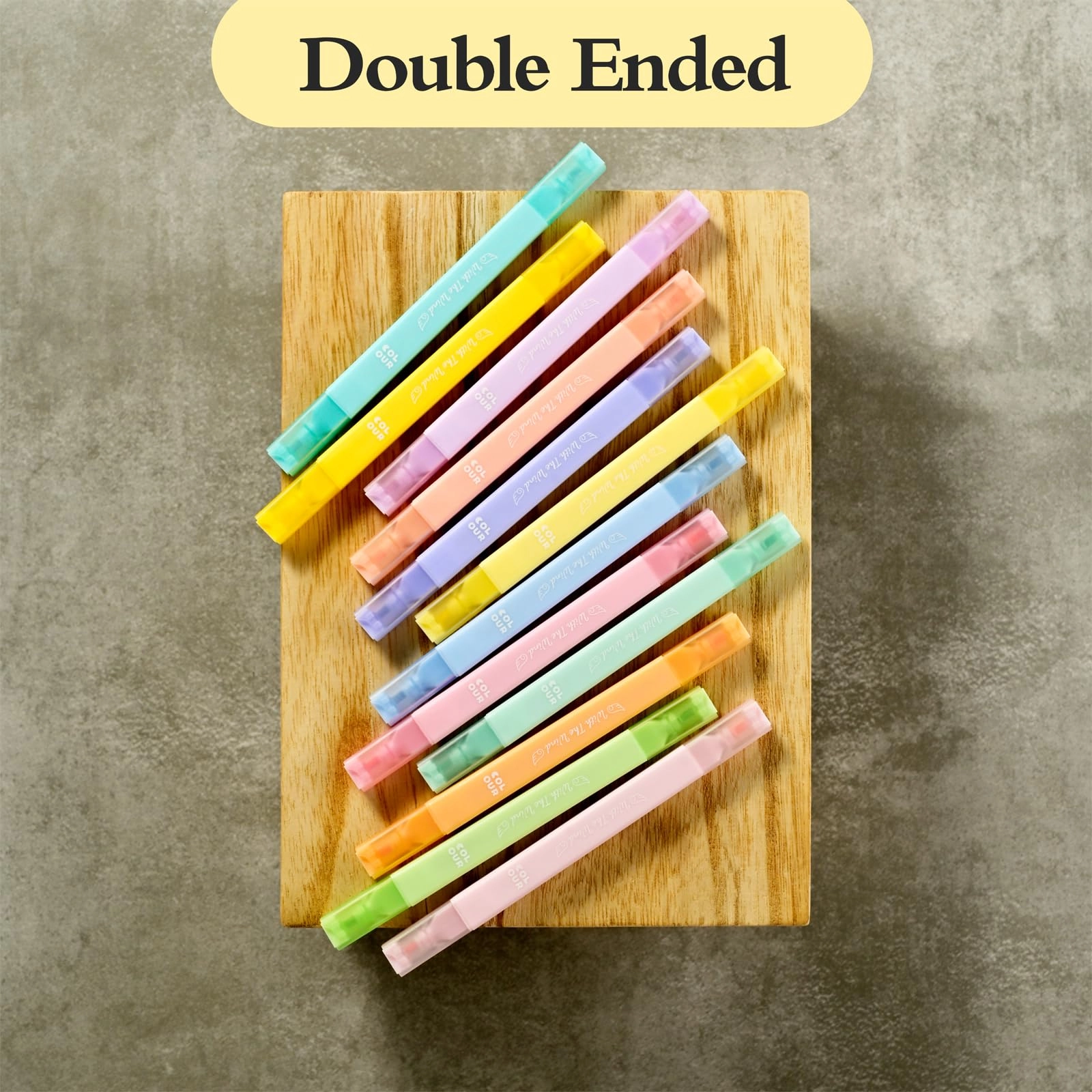 Aesthetic Cute Highlighters - Multicolor Chisel