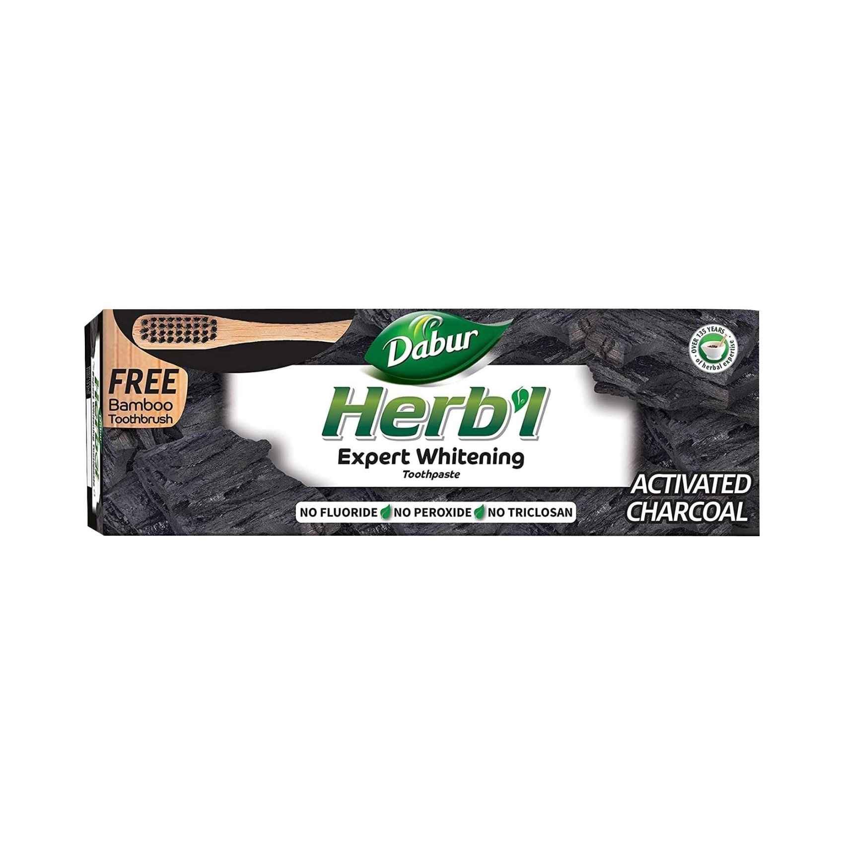 Dabur Herbal Expert Whitening Charcoal Toothpaste 150g