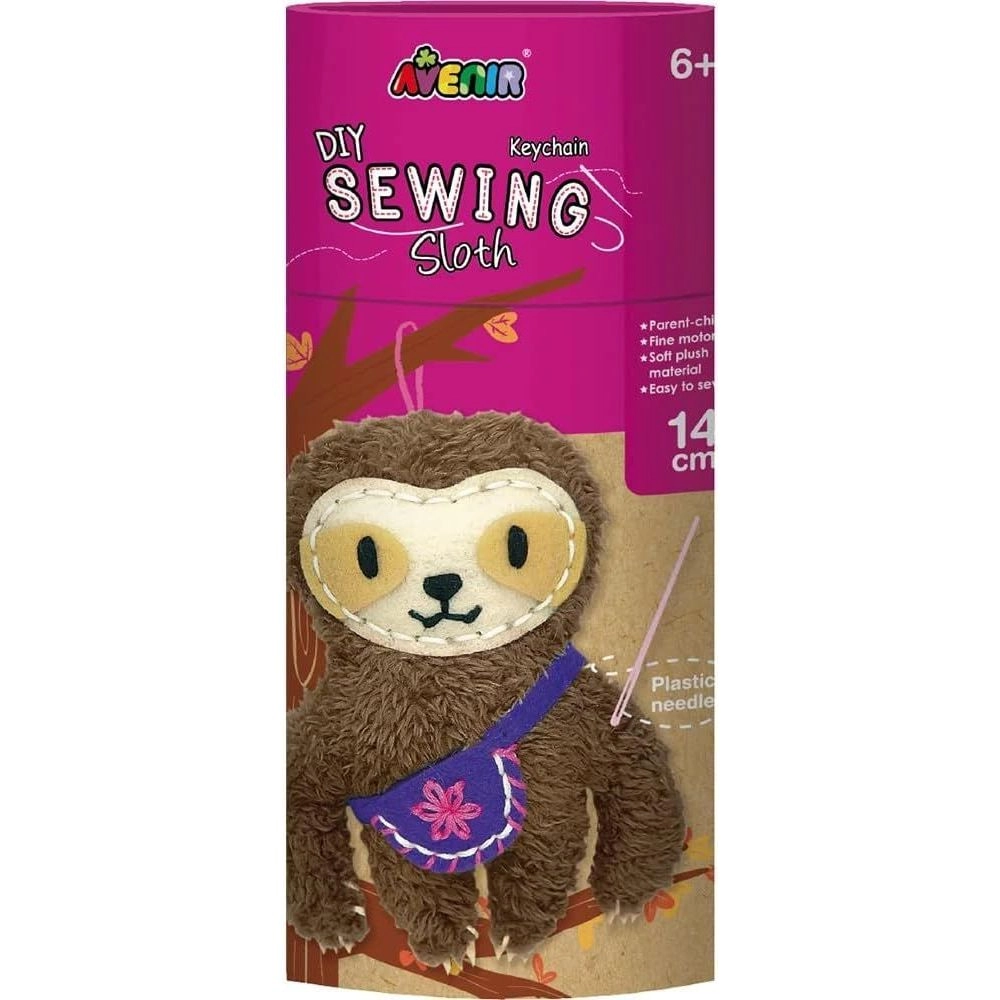 Avenir Sewing My First Doll Kit Sloth - 6+ years