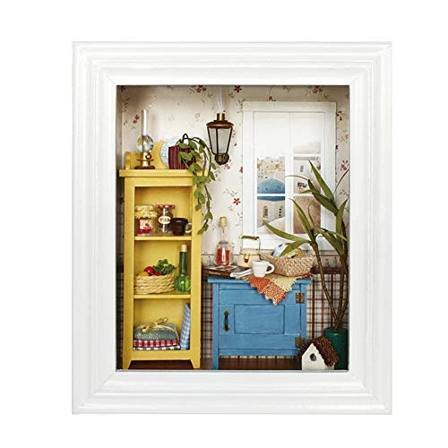 3D Wooden Puzzle Miniature House - Kit LED Lights