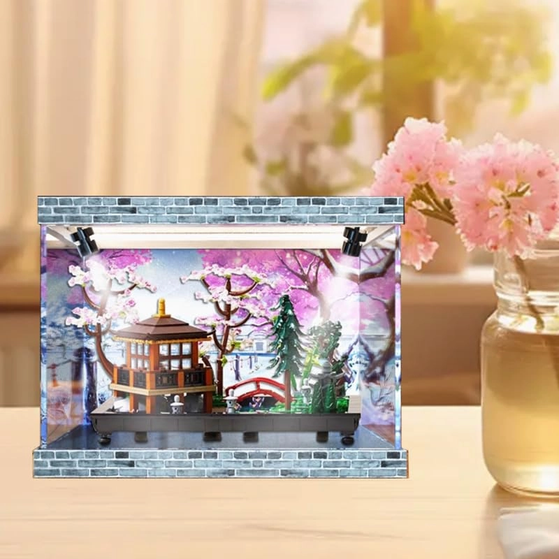 Clear Acrylic Display Case for Lego Icons (10315) - 40x25x25cm Acrylic