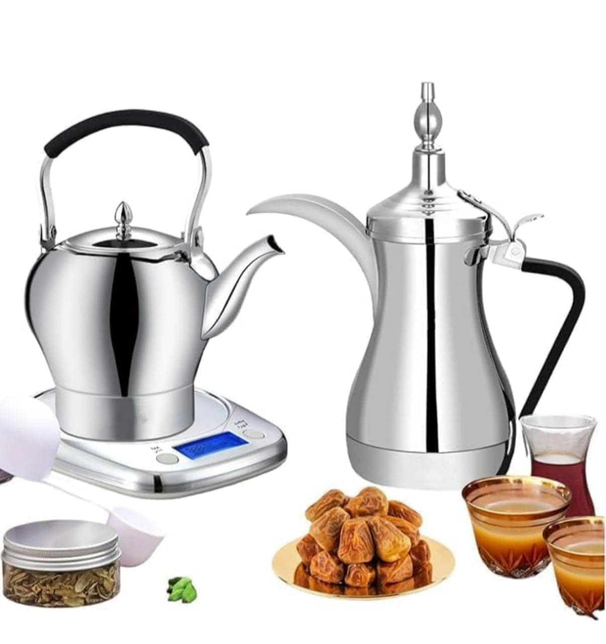 Arabic Coffee Maker - Digital Display Dual Function