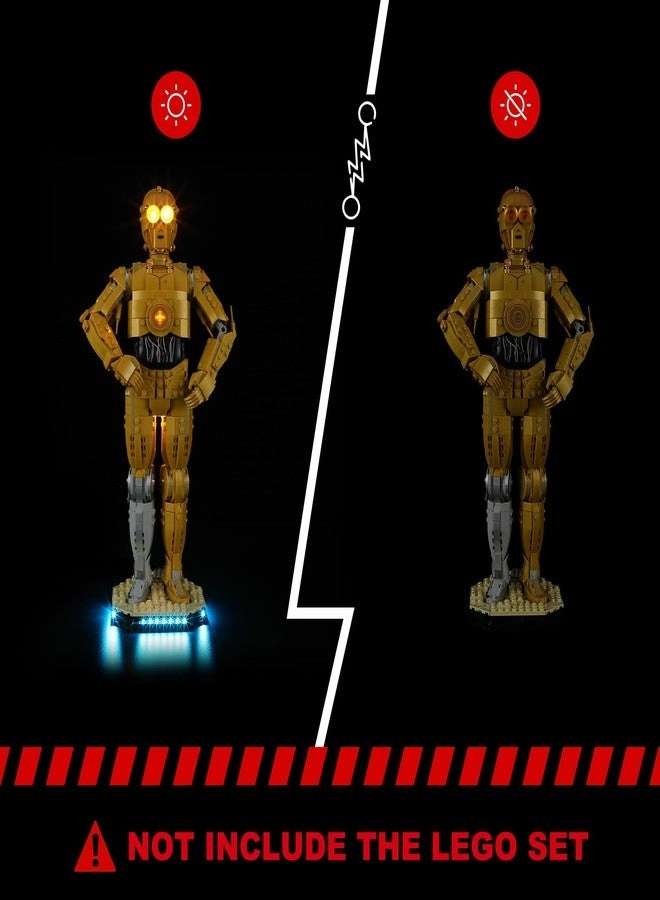 Light Kit for LEGO C-3PO - LED Lighting Compatible with LEGO Star Wars 75398