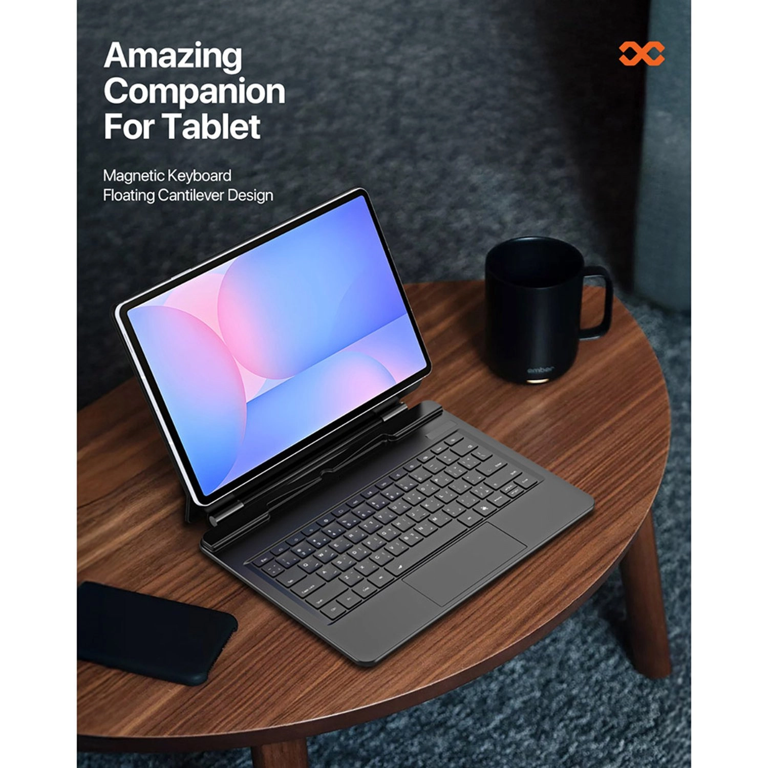 Keyboard Folio Case with Stand for Samsung Galaxy Tab S10