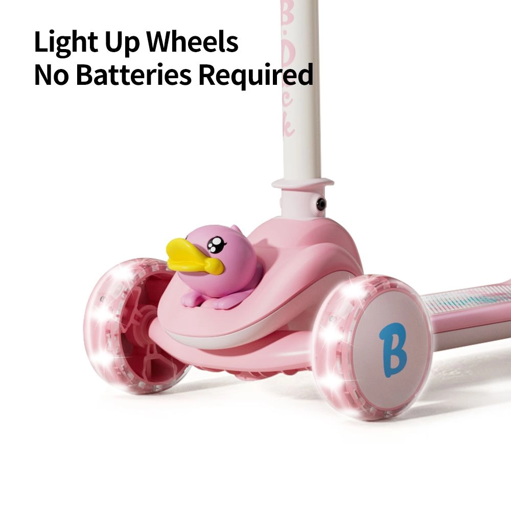 3-Wheel Kick Scooter – LED Foldable