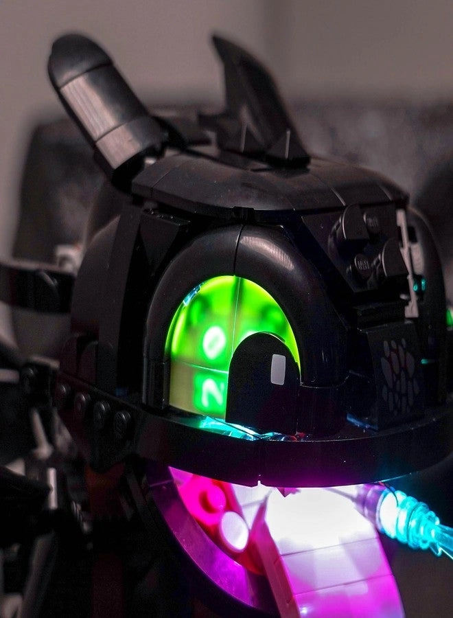 LED Lighting Compatible with How to Train Your Dragon Toothless 10375 - Touch Version Light Kit