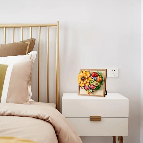 Heart Flower Sunflower Building Set - Floral