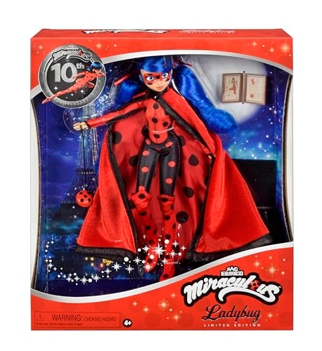 Ladybug Doll - 26cm Limited Edition 10th Birthday Ages 4+