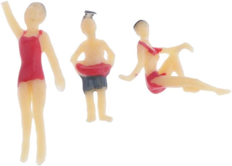 People Figures - 20pcs 1:100 Colorful